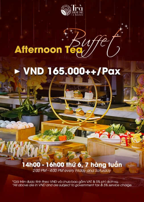 AFTERNOON TEA BUFFET - A SWEET WEEKEND AFTERNOON DELIGHT